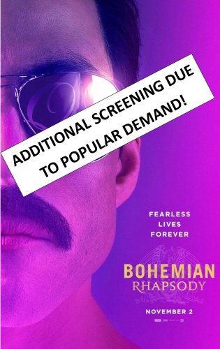 Bohemian Rhapsody at Howden Cinema: Friday 15th March | 7.30pm | 201903151930: Admission