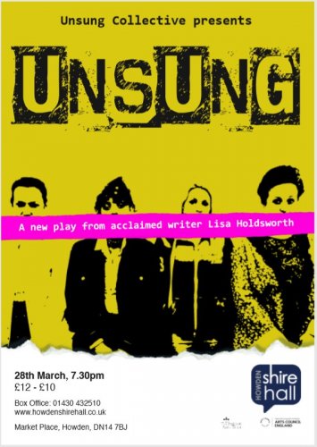 Unsung - a Play from Unsung Collective: Thu 28th March | 7.30pm | 201903281930: Concession